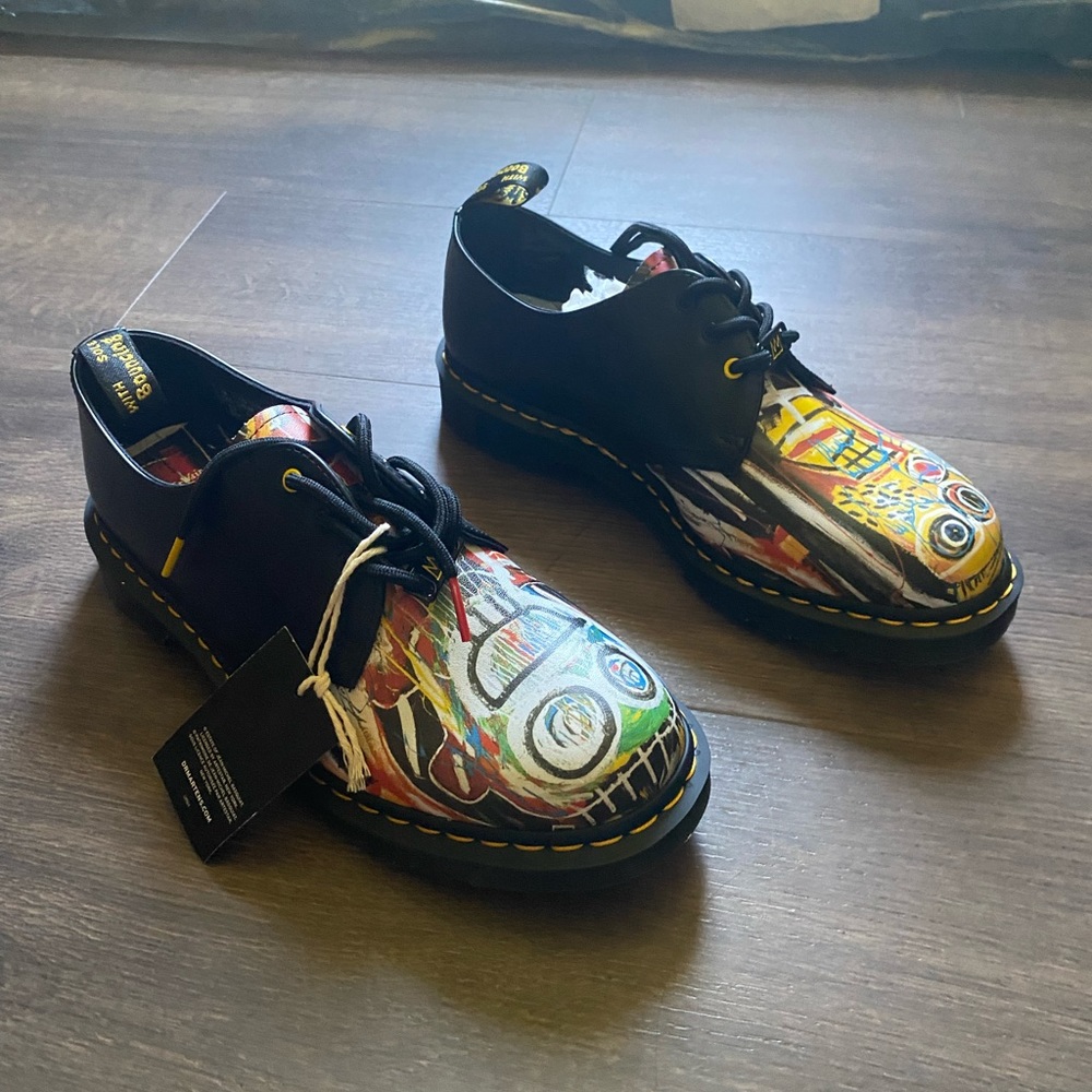 DR MARTENS 1461 Jean Michel Basquiat Shoes “Dustheads”